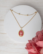 Carica immagine nel visualizzatore Galleria, Collana Aurora di Rosa