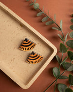 Carica immagine nel visualizzatore Galleria, Orecchini Ventaglio Ramato