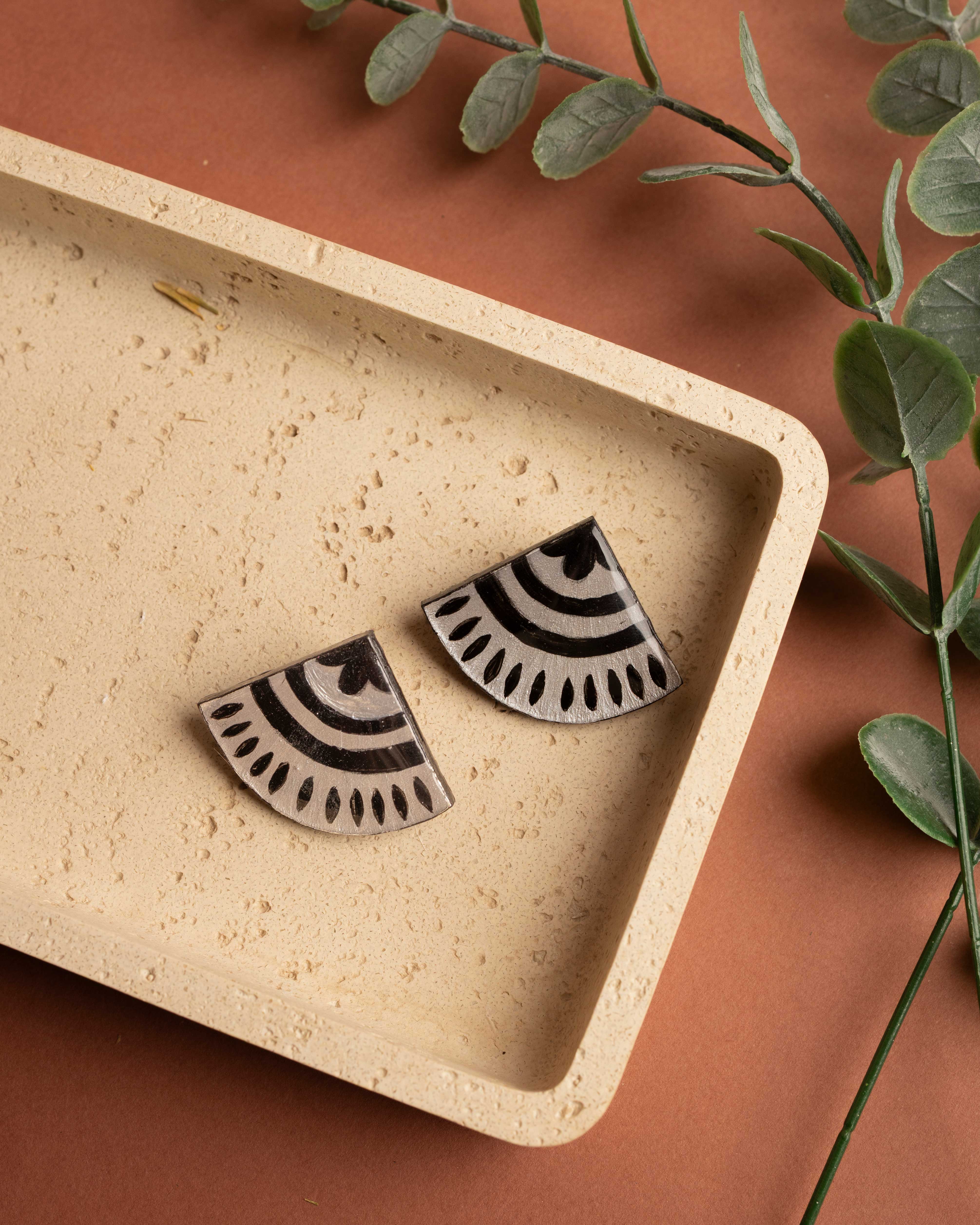 AeraVida Orecchini Pendenti A Ventaglio In Argento Sterling 925 - Fatti A Mano In Thailandia, 58mm