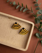 Carica immagine nel visualizzatore Galleria, Orecchini Ventaglio Oro