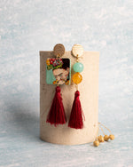 Carica immagine nel visualizzatore Galleria, Orecchini Frida Kahlo