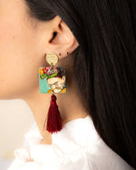 Carica immagine nel visualizzatore Galleria, Orecchini Frida Kahlo