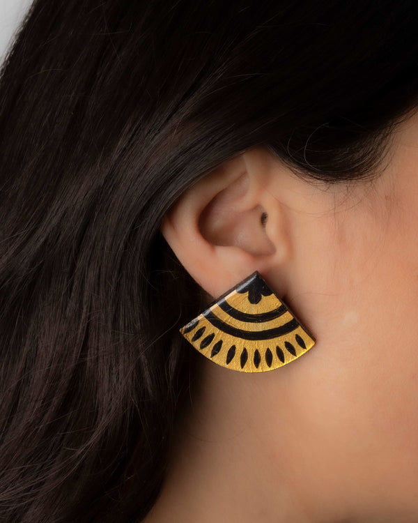 Orecchini Ventaglio Oro