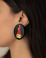 Carica immagine nel visualizzatore Galleria, Orecchini Maschera e Corno
