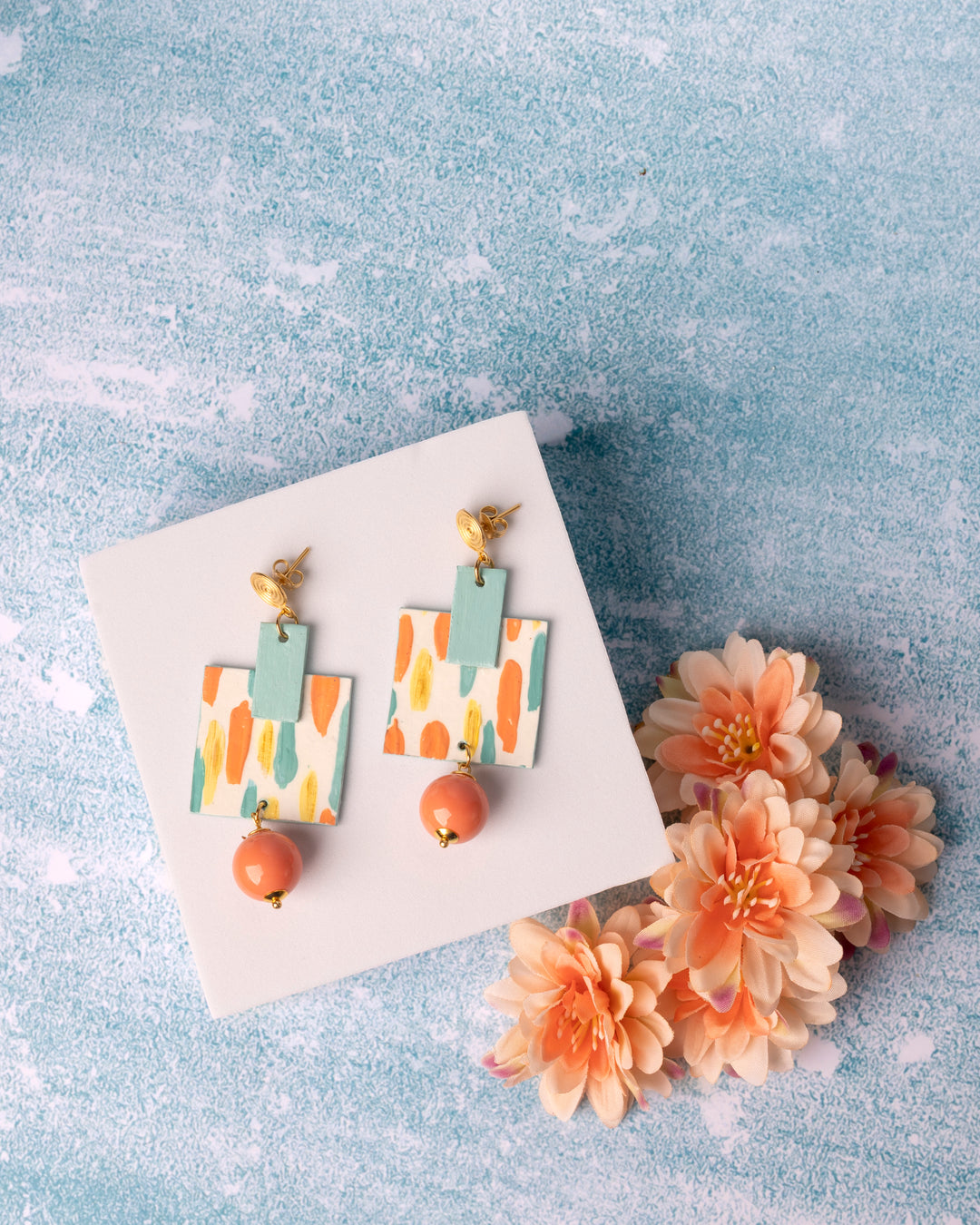 Orecchini Pennellate d’Amore Rosa Salmone