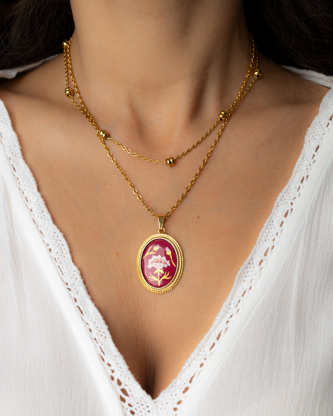 Collana Aurora di Rosa