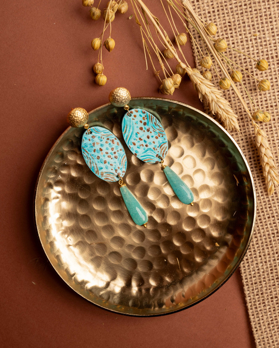 Orecchini Ghepardo Turchese