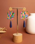 Carica immagine nel visualizzatore Galleria, Orecchini Giungla Viola
