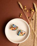 Carica immagine nel visualizzatore Galleria, Orecchini  Ventaglio Astratto
