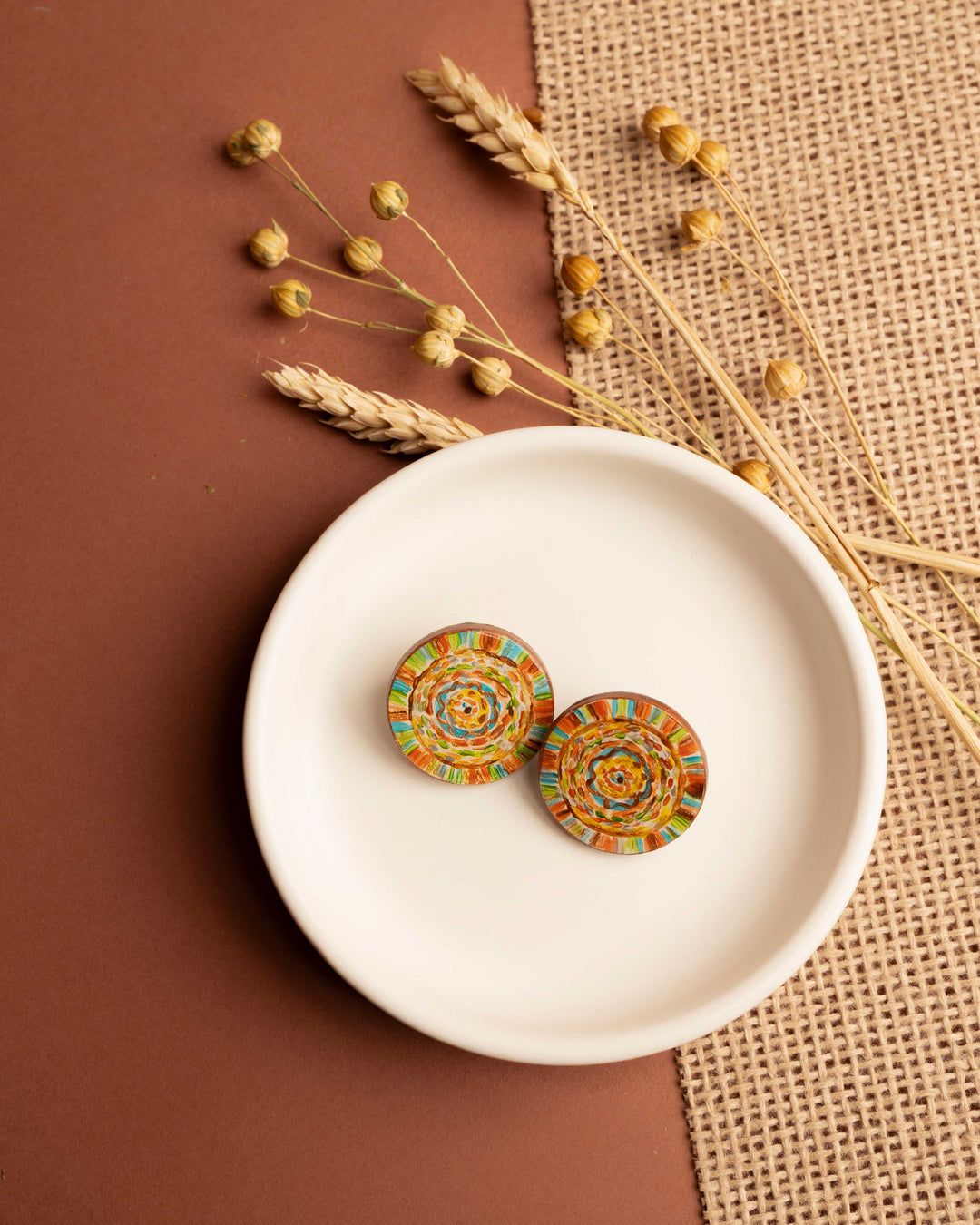 Orecchini Mandala Solare