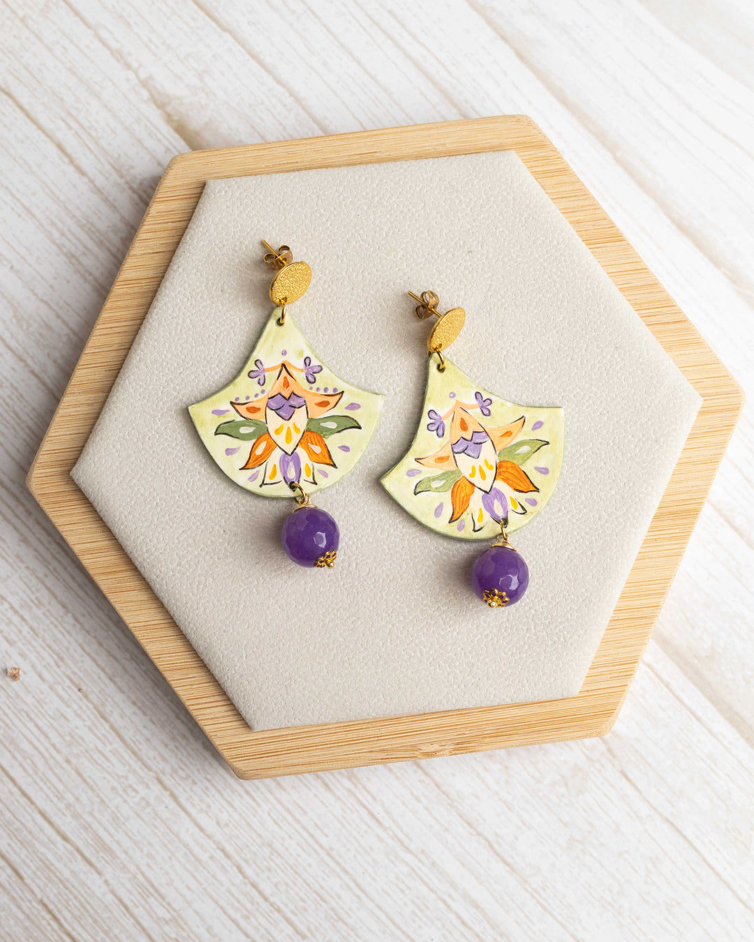 Orecchini Arabeschi Agata Viola