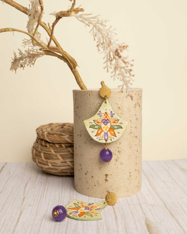 Orecchini Arabeschi Agata Viola