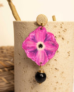 Carica immagine nel visualizzatore Galleria, Orecchini Anemone Viola
