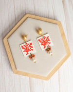 Carica immagine nel visualizzatore Galleria, Orecchioni Corallo Rosso
