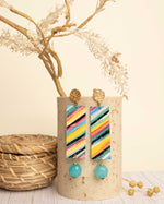 Carica immagine nel visualizzatore Galleria, Orecchini Pennellate a Colori
