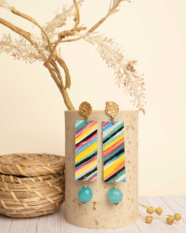 Orecchini Pennellate a Colori