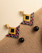 Carica immagine nel visualizzatore Galleria, Orecchini Retrò   Agata Nera
