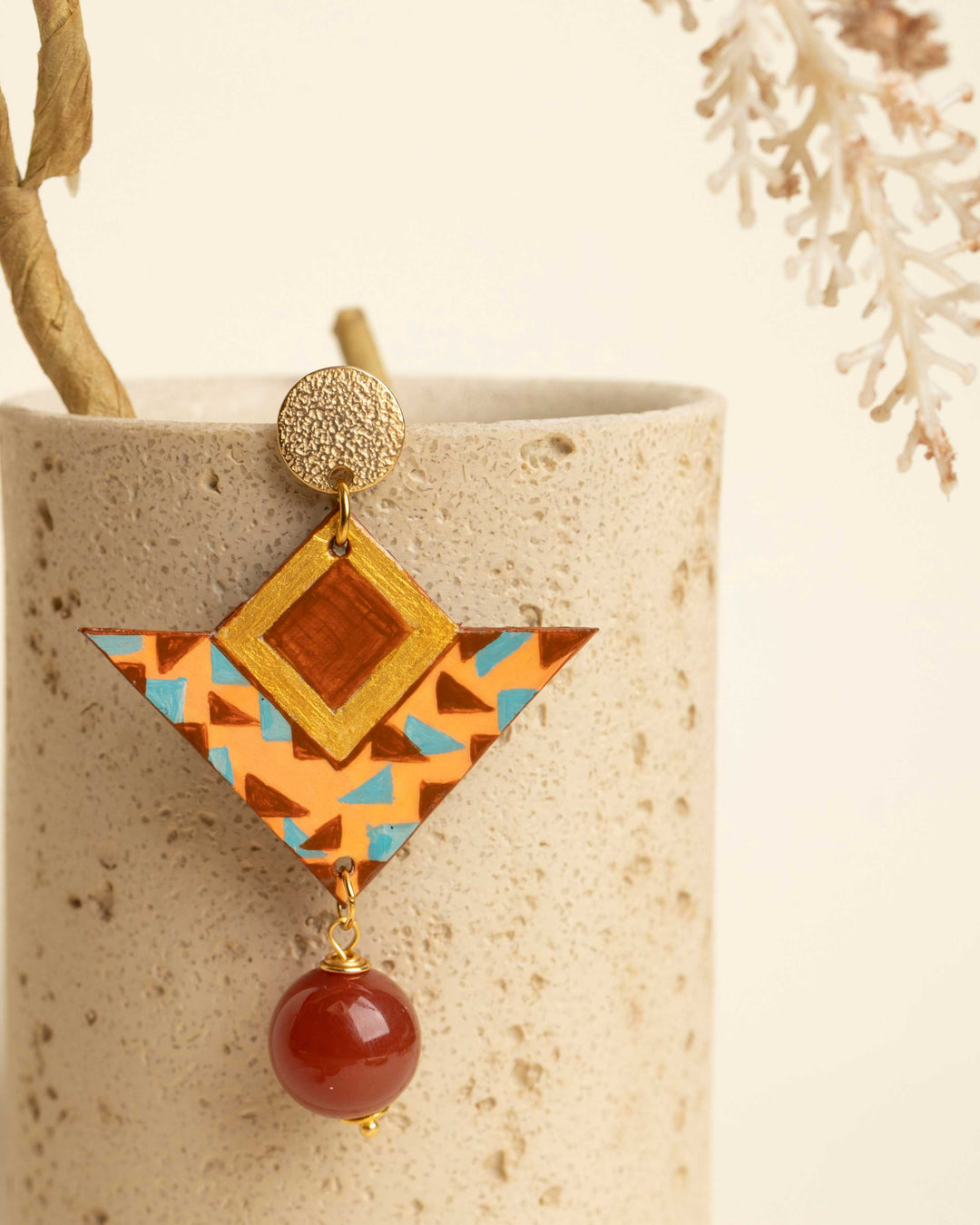 Orecchini Retrò  Agata Marrone