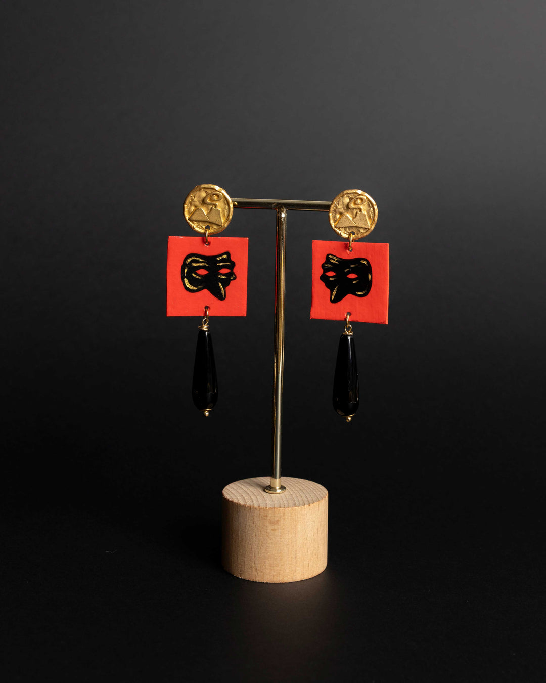 Orecchini Maschera di Pulcinella