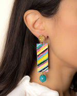 Carica immagine nel visualizzatore Galleria, Orecchini Pennellate a Colori
