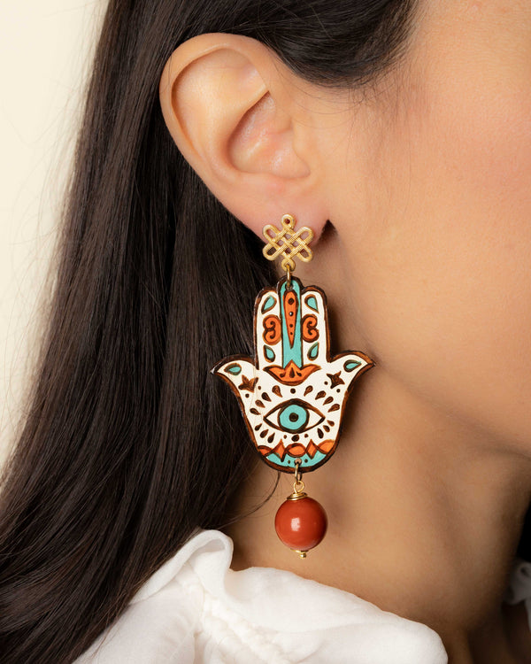 Orecchini Mani di Fatima