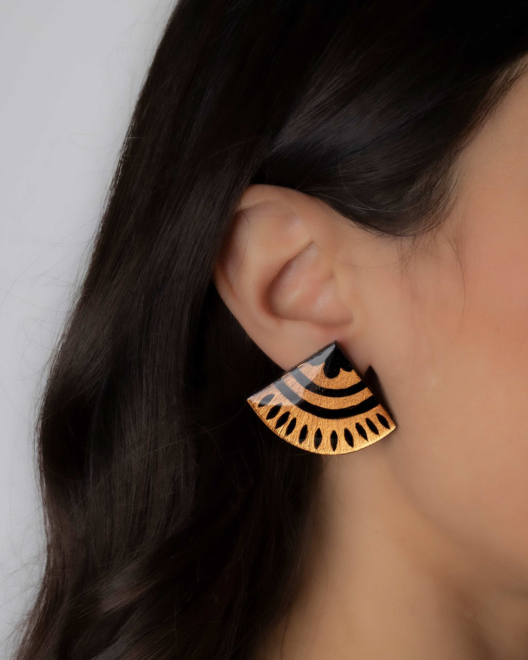 Orecchini Ventaglio Ramato