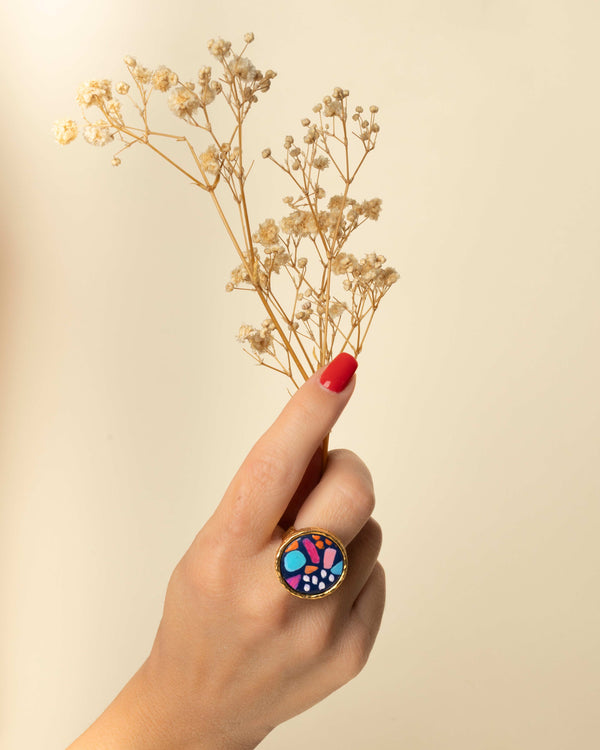 Anello Puzzle di Colori