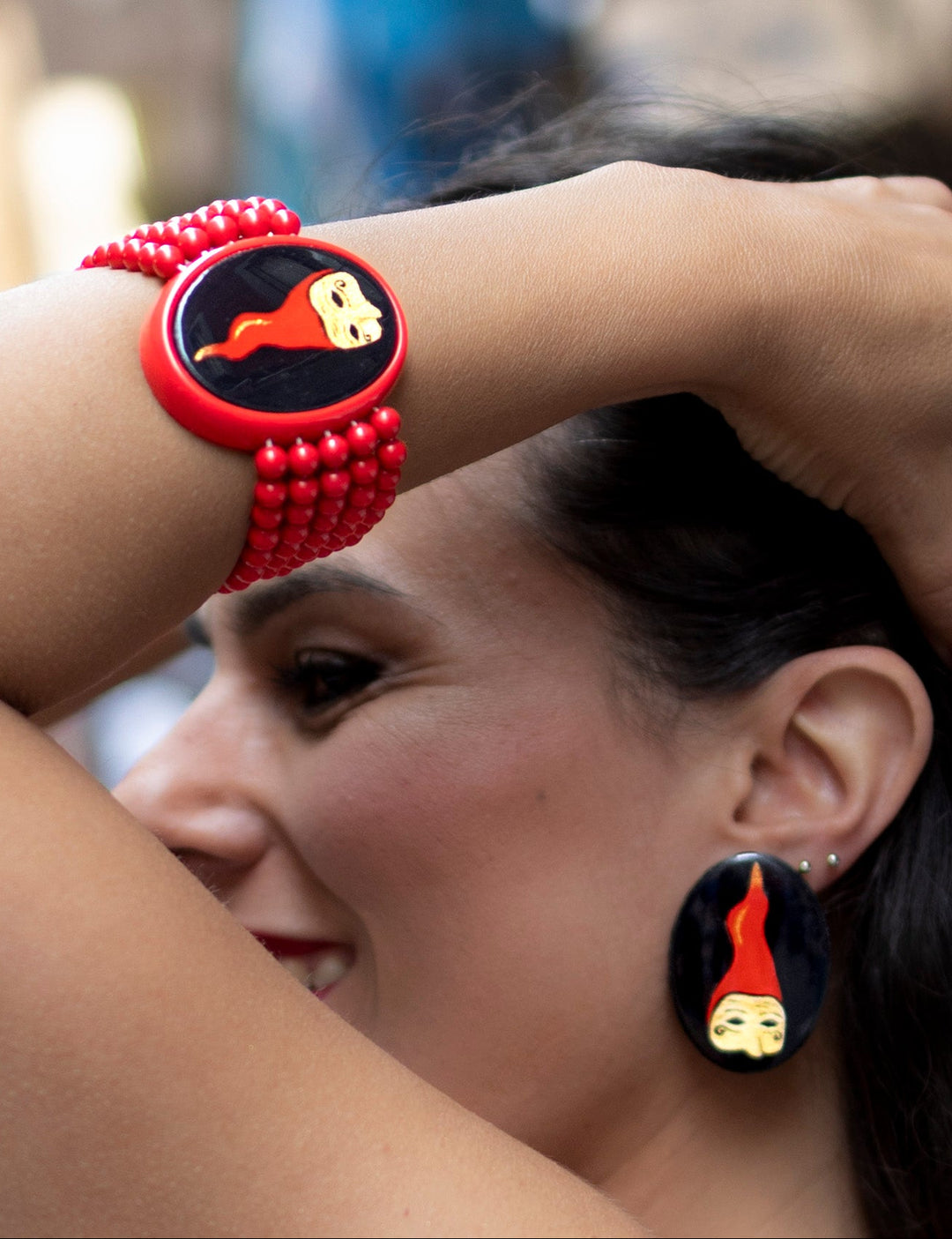 Bracciale Maschera di Pulcinella